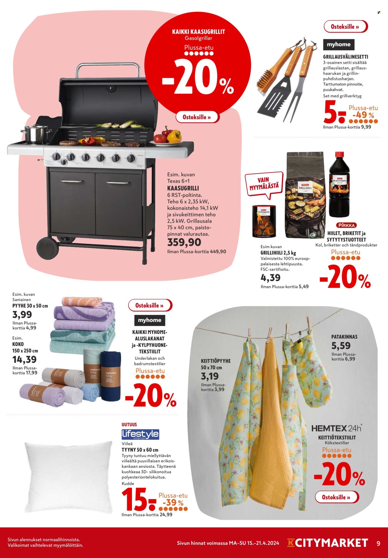 K-citymarket tarjoukset - 15.04.2024 - 21.04.2024. Sivu 9