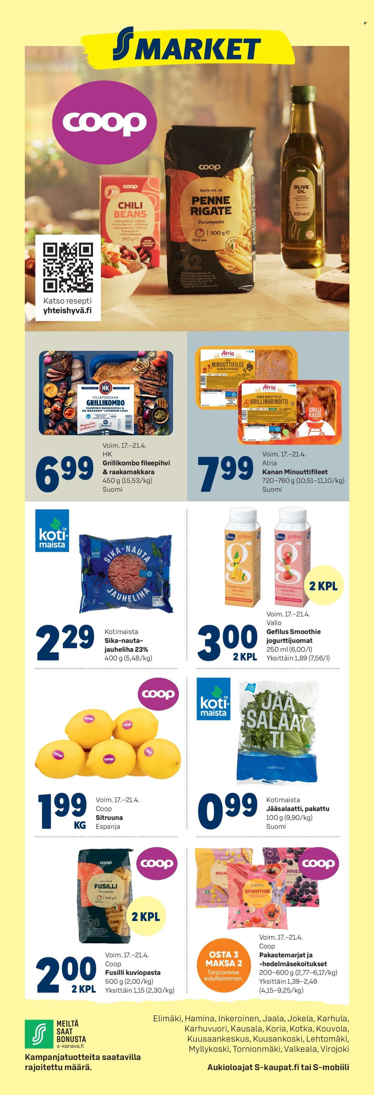 S-market tarjoukset - 17.04.2024 - 21.04.2024. Sivu 1