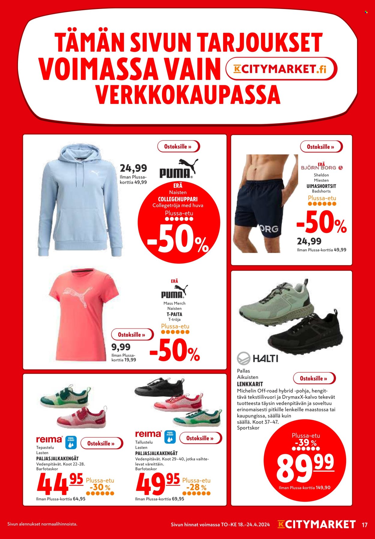 K-citymarket tarjoukset - 18.04.2024 - 24.04.2024. Sivu 17