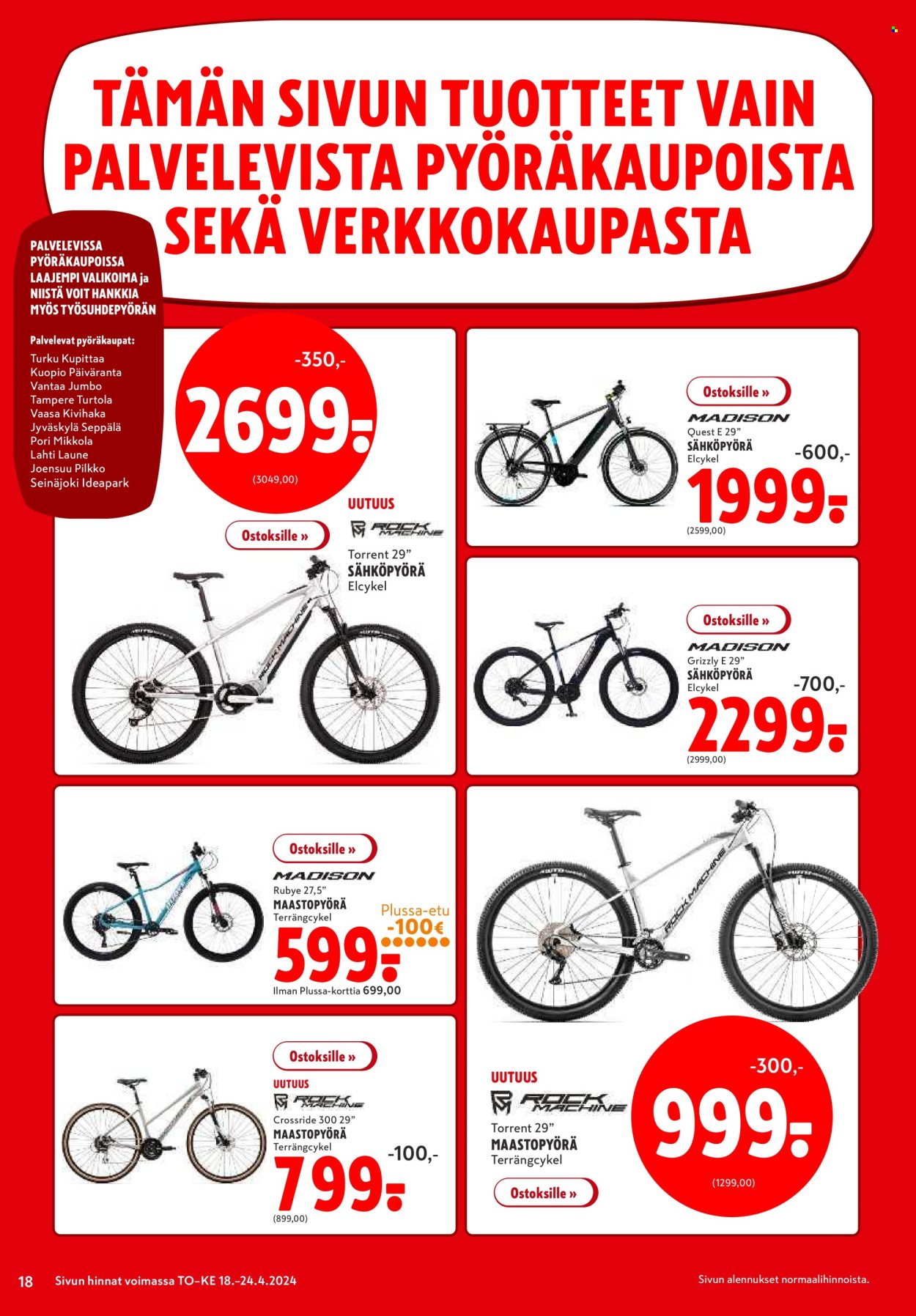K-citymarket tarjoukset - 18.04.2024 - 24.04.2024. Sivu 18