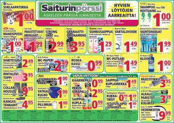 Saiturinpörssi tarjoukset  - 18.04.2024 - 24.04.2024.