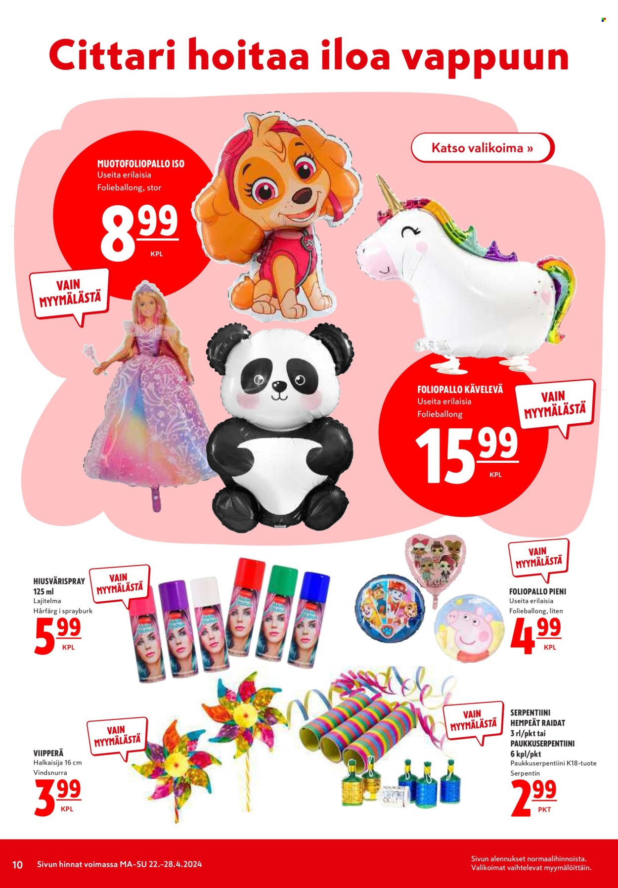 K-citymarket tarjoukset - 22.04.2024 - 28.04.2024. Sivu 10