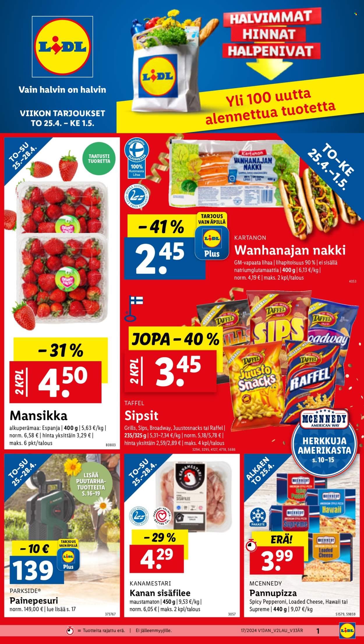Lidl tarjoukset - 25.04.2024 - 01.05.2024. Sivu 1
