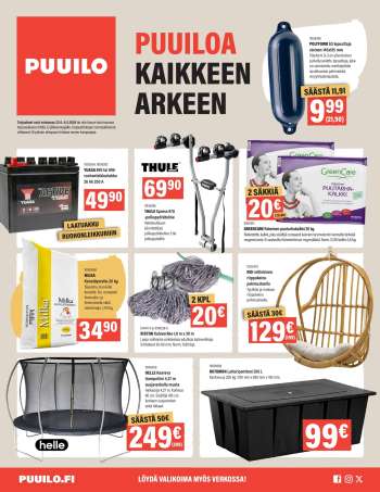 Puuilo tarjoukset  - 22.04.2024 - 05.05.2024.