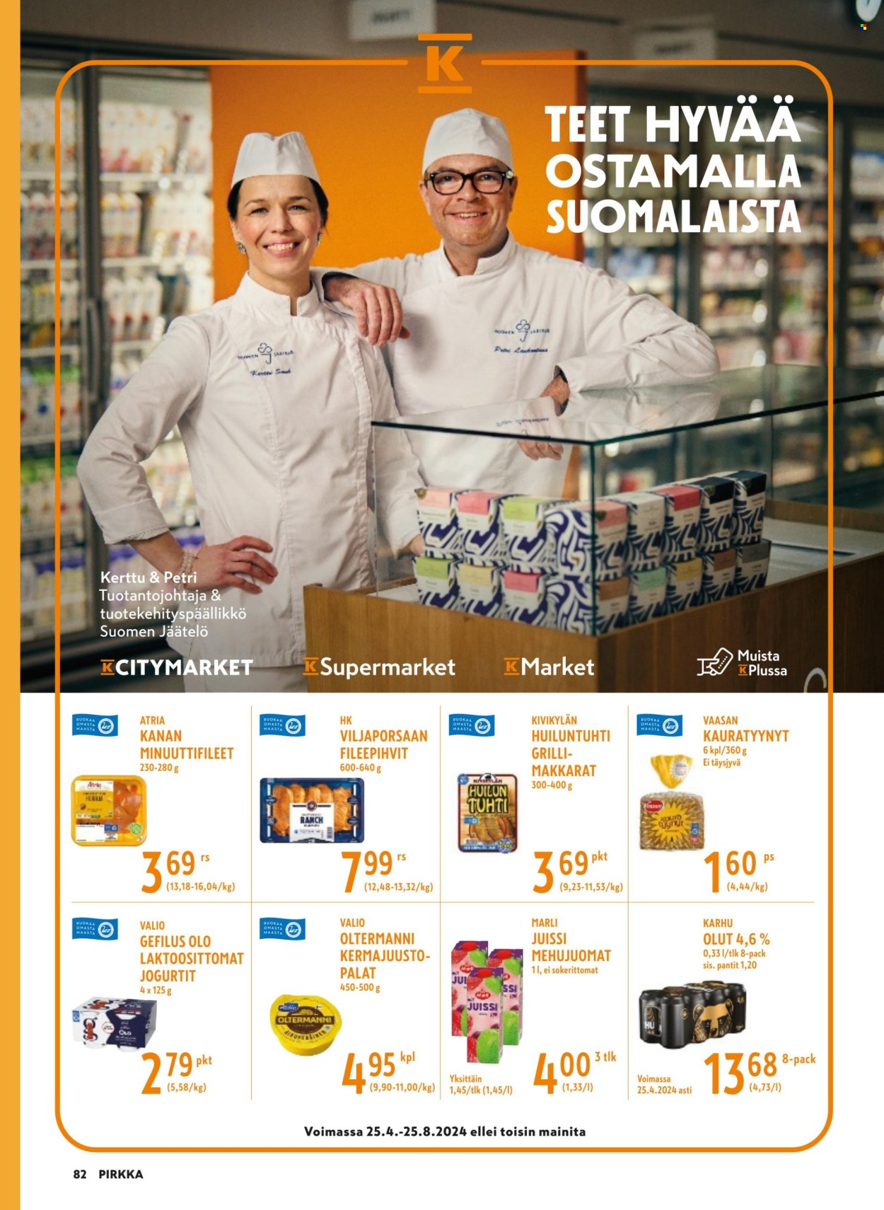 K-market tarjoukset - 24.04.2024 - 04.06.2024. Sivu 82