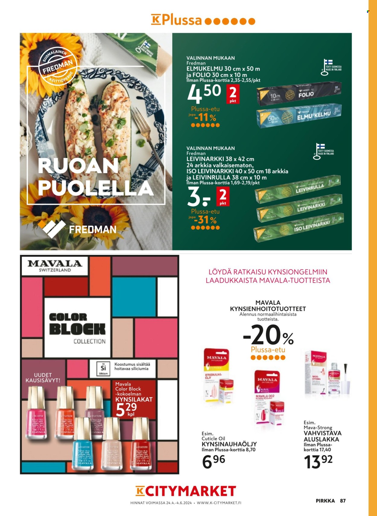 K-market tarjoukset - 24.04.2024 - 04.06.2024. Sivu 87