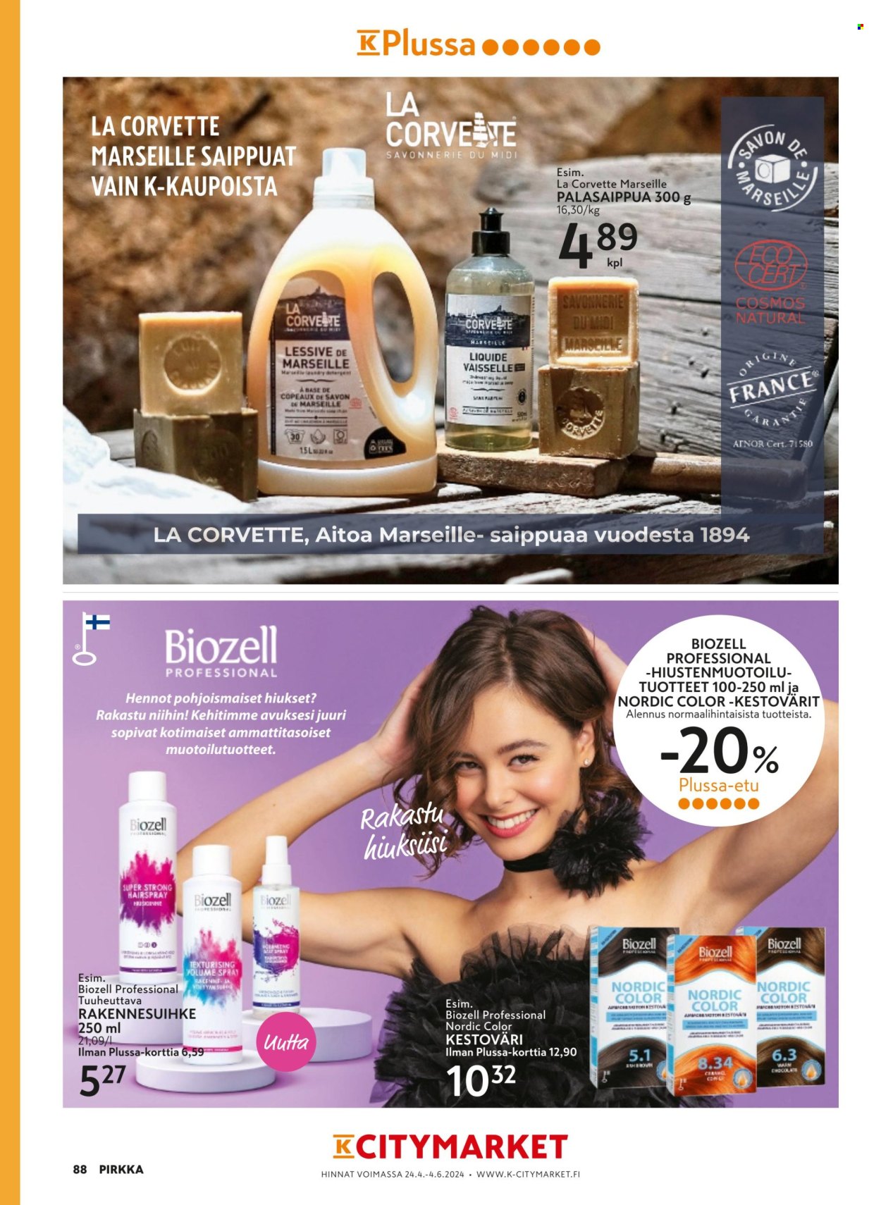 K-market tarjoukset - 24.04.2024 - 04.06.2024. Sivu 88