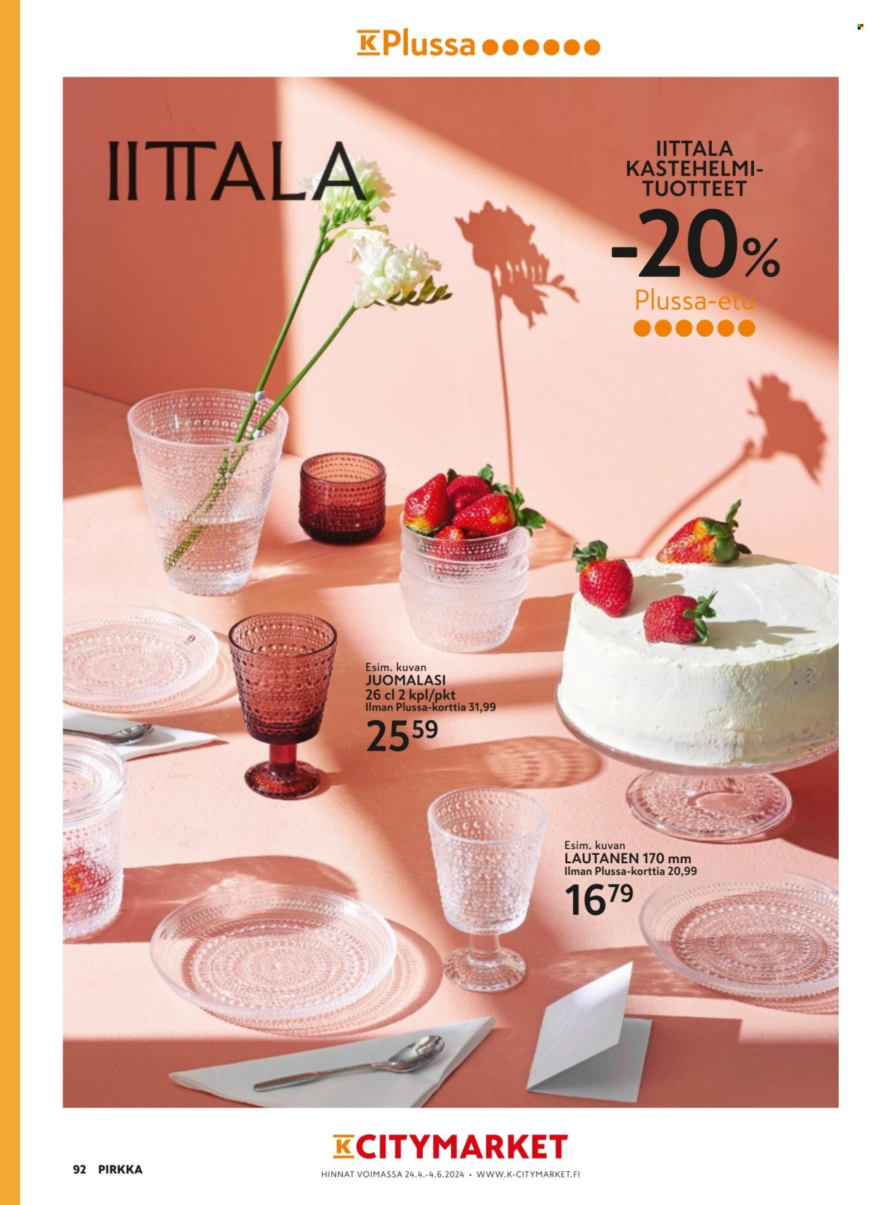 K-market tarjoukset - 24.04.2024 - 04.06.2024. Sivu 92