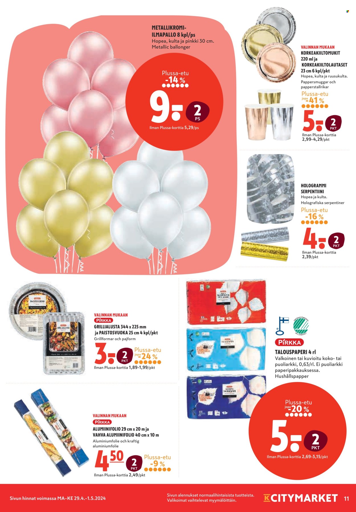 K-citymarket tarjoukset - 29.04.2024 - 05.05.2024. Sivu 11