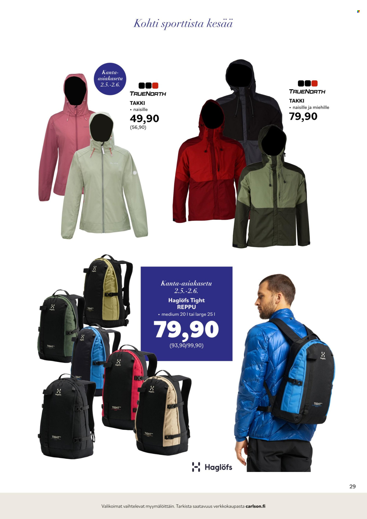 Carlson tarjoukset - 01.05.2024 - 31.05.2024. Sivu 29