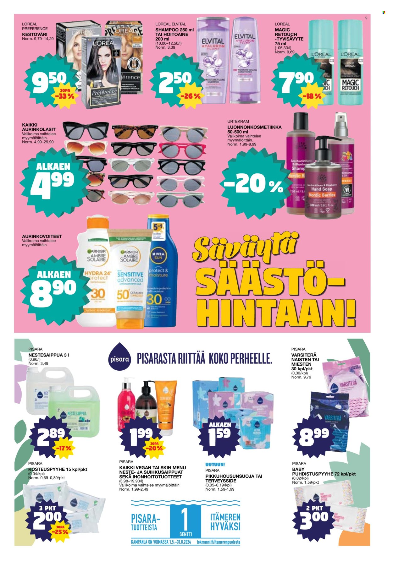 Tokmanni tarjoukset - 06.05.2024 - 12.05.2024. Sivu 9