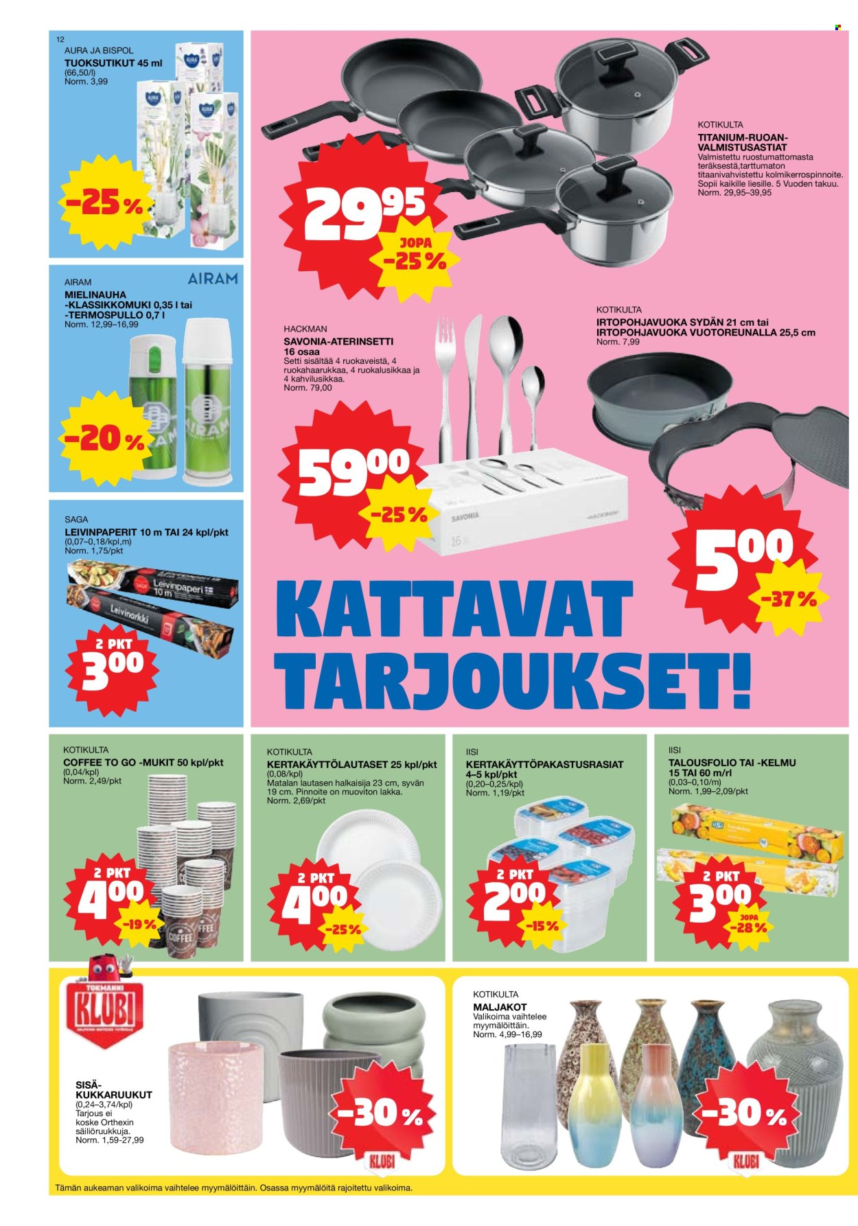 Tokmanni tarjoukset - 06.05.2024 - 12.05.2024. Sivu 12