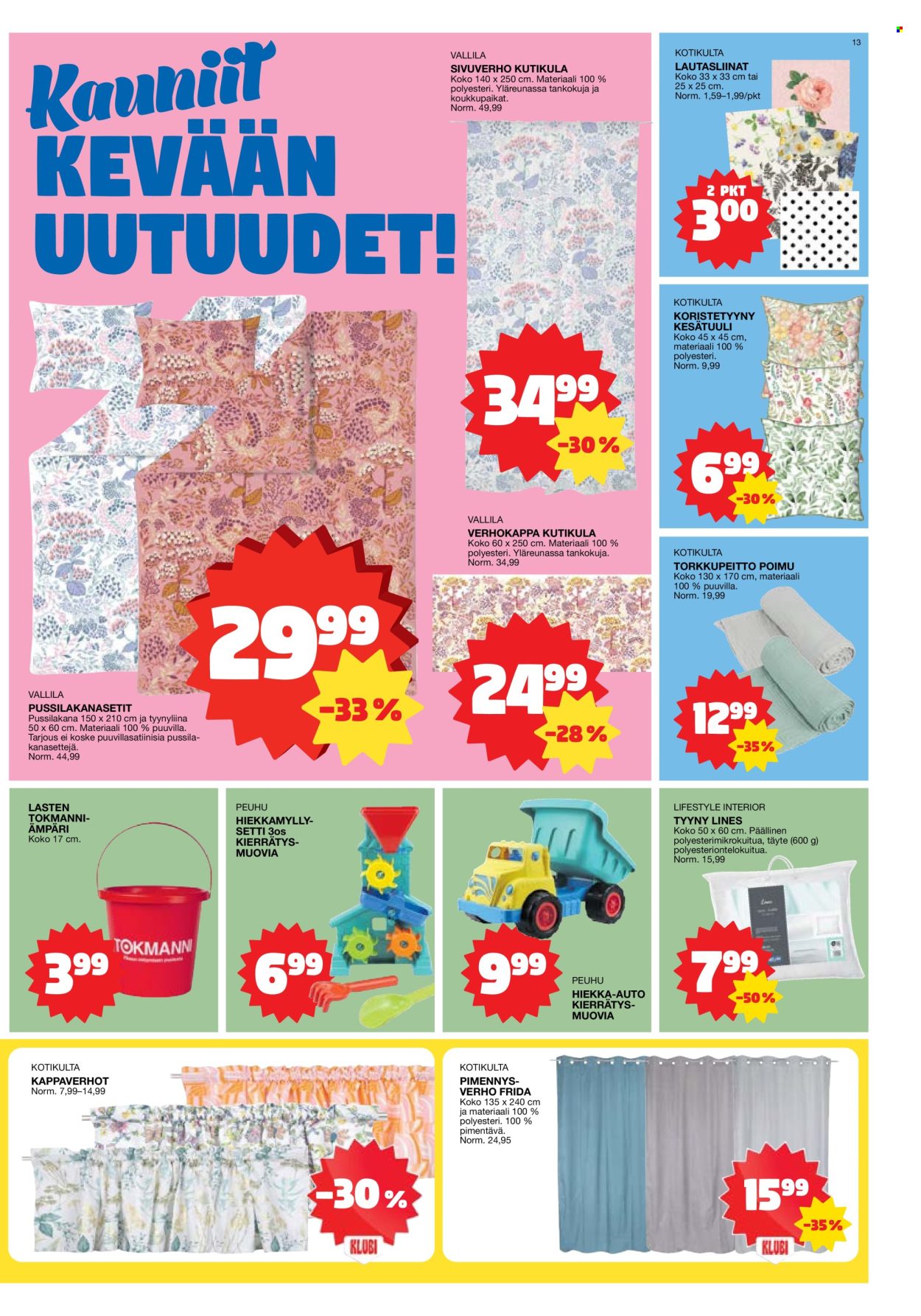 Tokmanni tarjoukset - 06.05.2024 - 12.05.2024. Sivu 13