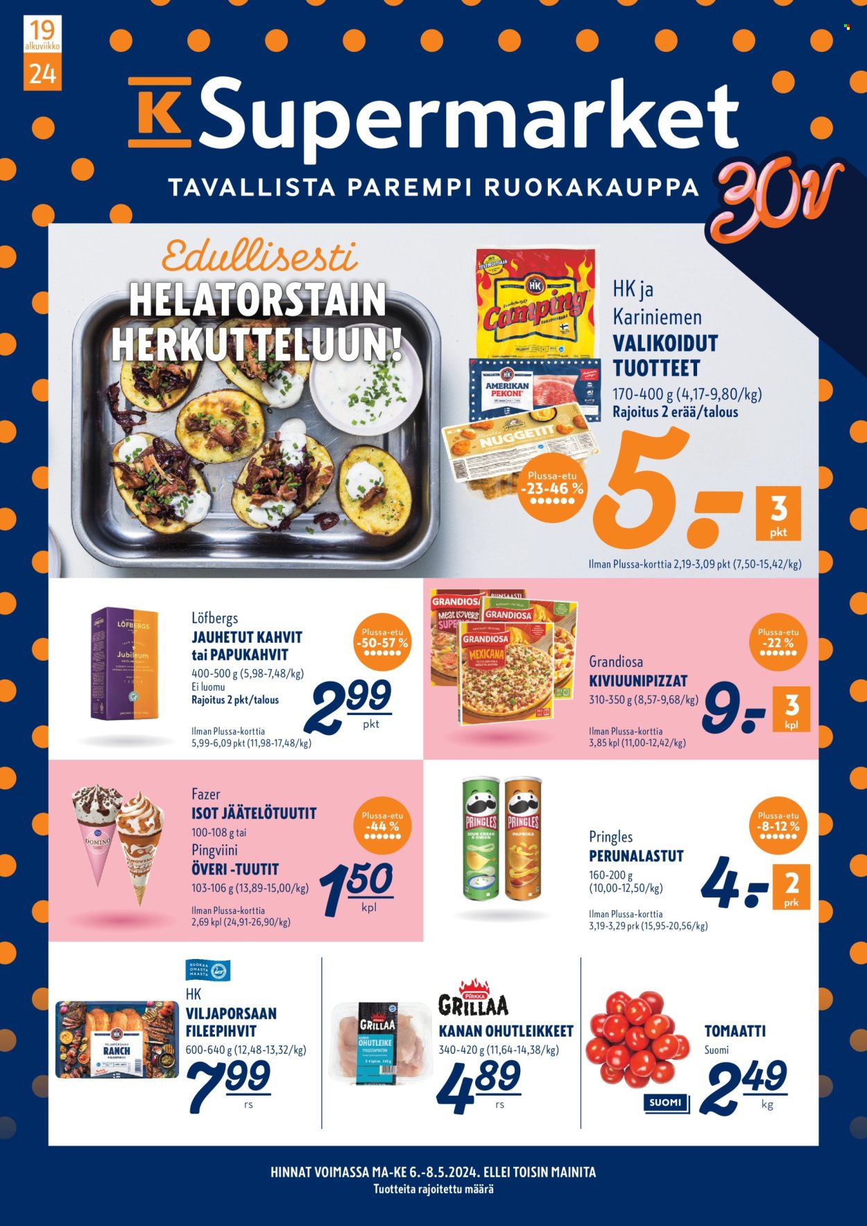 K-Supermarket tarjoukset - 06.05.2024 - 08.05.2024. Sivu 1