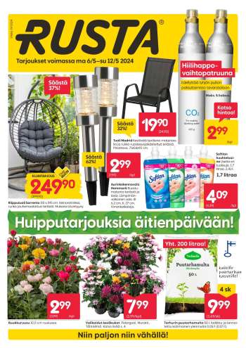 Rusta tarjoukset  - 06.05.2024 - 12.05.2024.