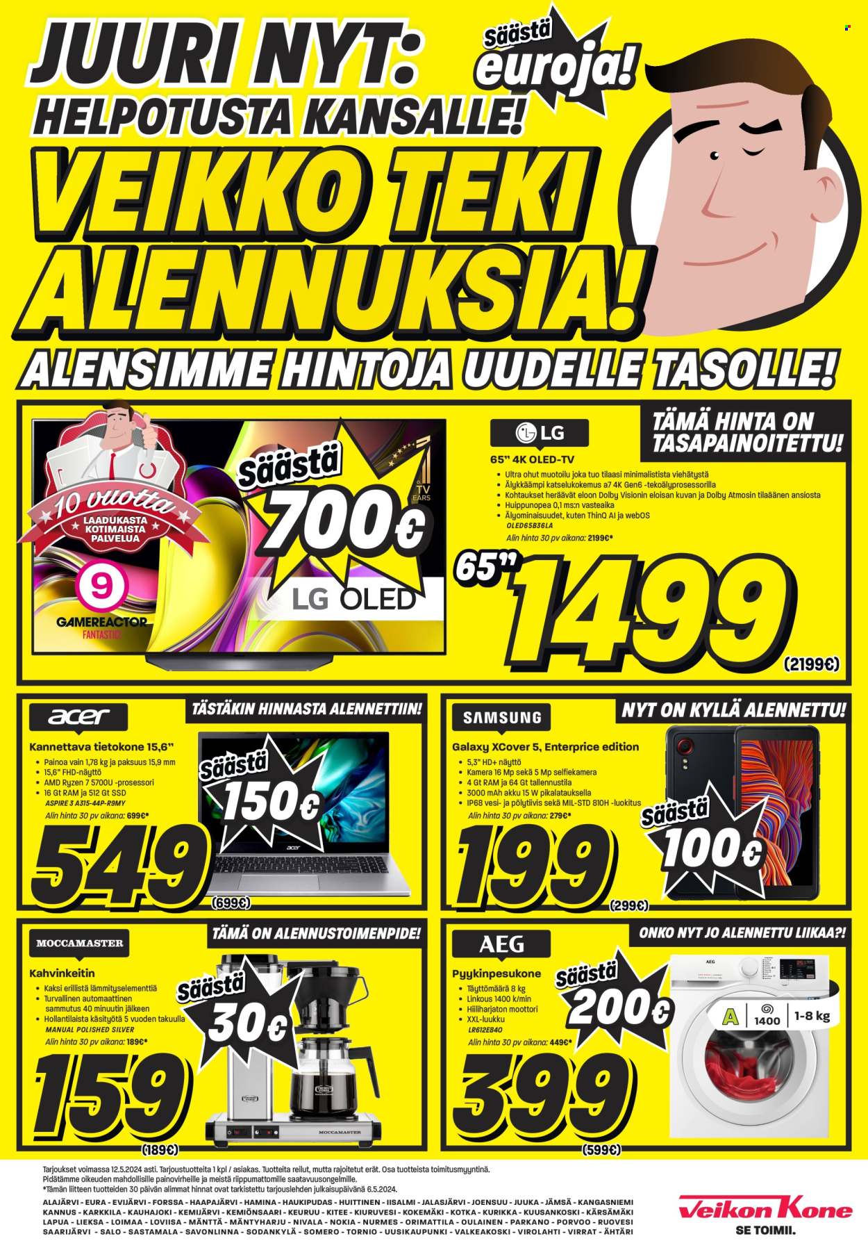 Veikon Kone tarjoukset - 06.05.2024 - 12.05.2024. Sivu 1