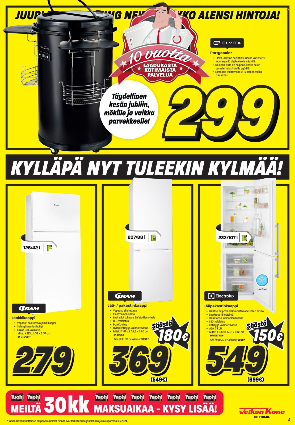 Veikon Kone tarjoukset - 06.05.2024 - 12.05.2024. Sivu 9