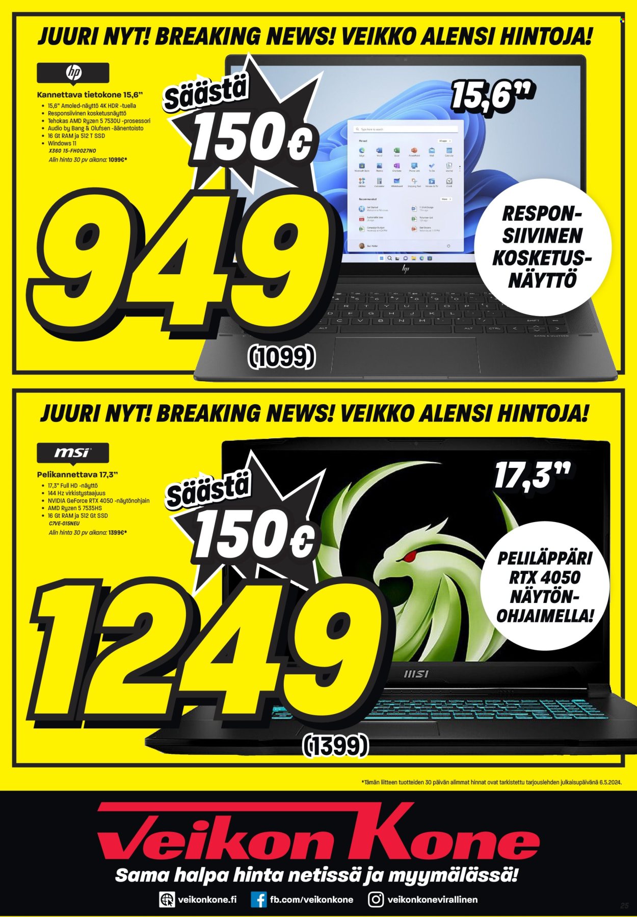 Veikon Kone tarjoukset - 06.05.2024 - 12.05.2024. Sivu 25