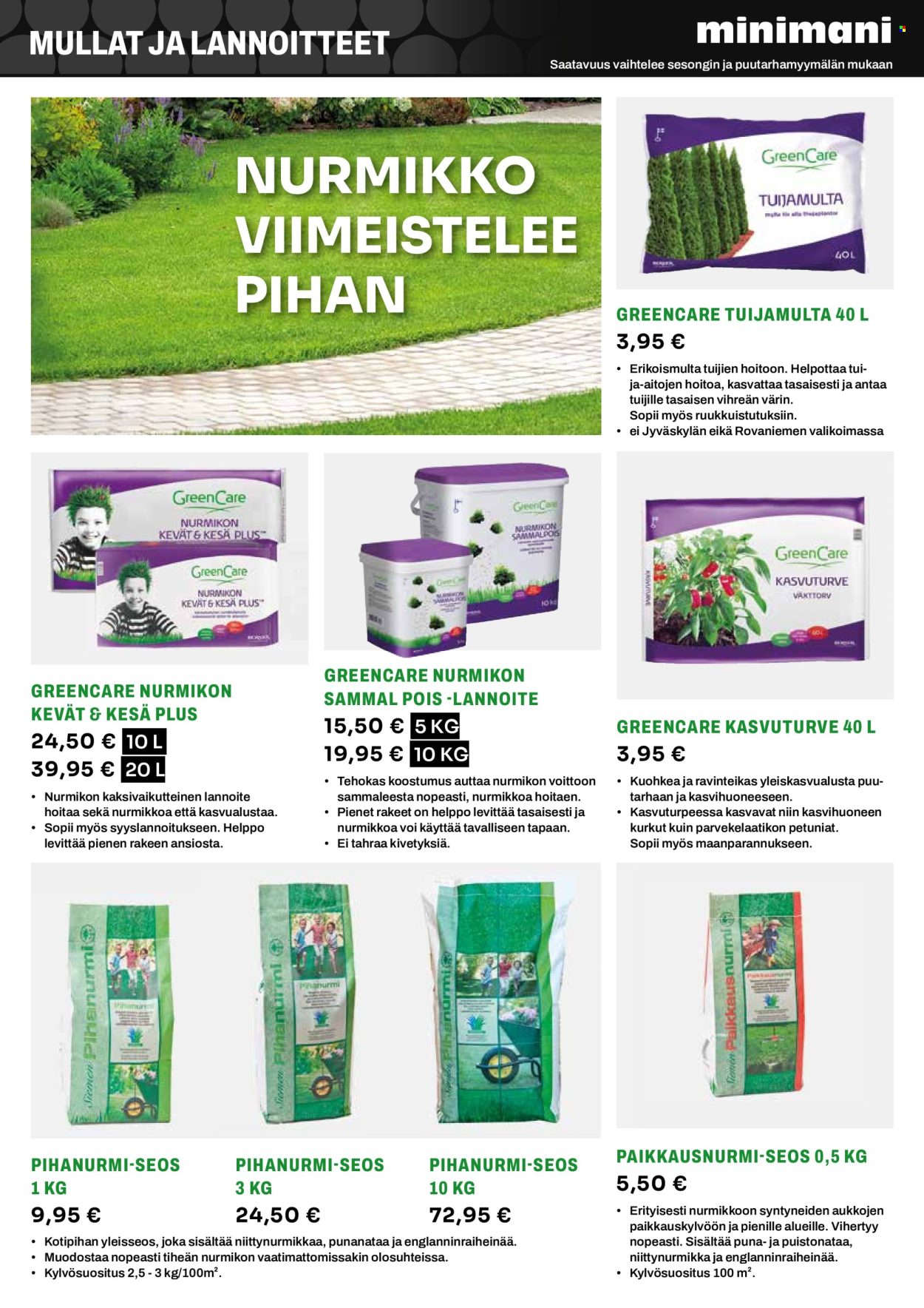 Minimani tarjoukset. Sivu 30