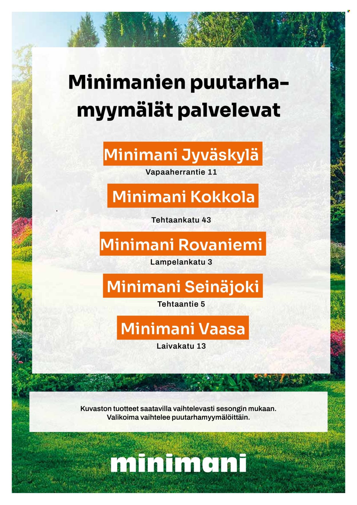 Minimani tarjoukset. Sivu 32