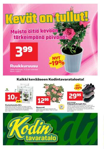 Kodintavaratalo tarjoukset  - 06.05.2024 - 15.05.2024.