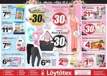 Löytötex tarjoukset  - 08.05.2024 - 14.05.2024.