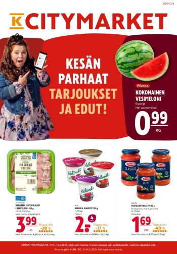 K-citymarket tarjoukset  - 13.05.2024 - 21.05.2024.