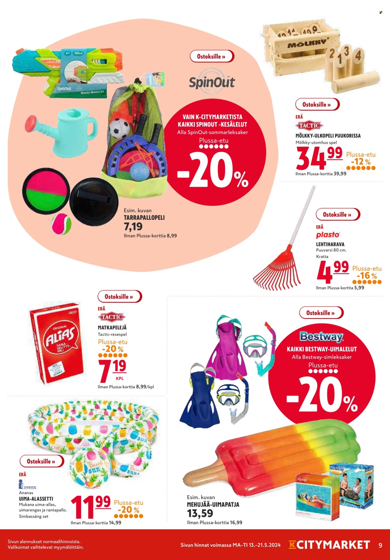 K-citymarket tarjoukset - 13.05.2024 - 21.05.2024. Sivu 9
