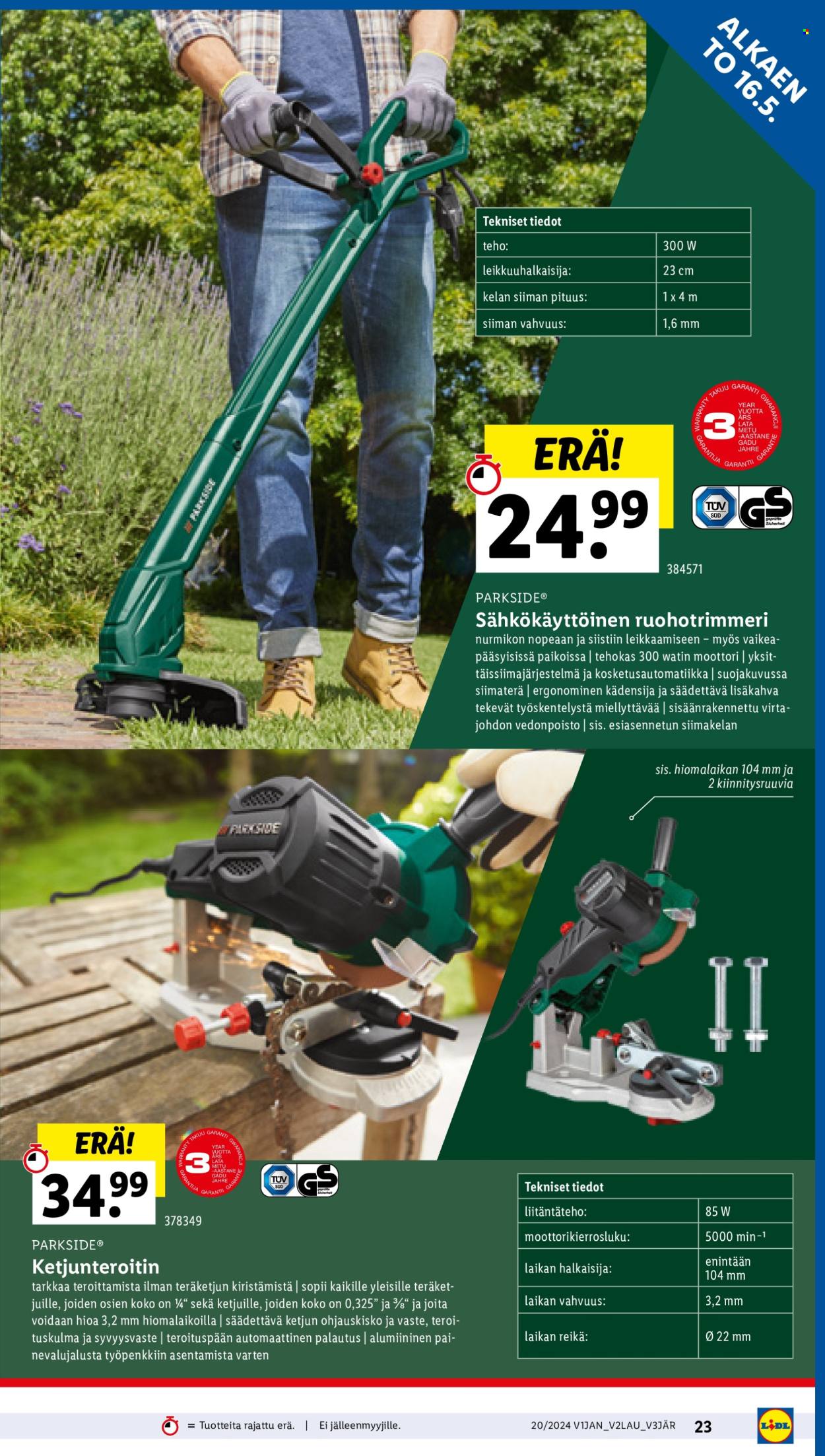 Lidl tarjoukset - 16.05.2024 - 22.05.2024. Sivu 27