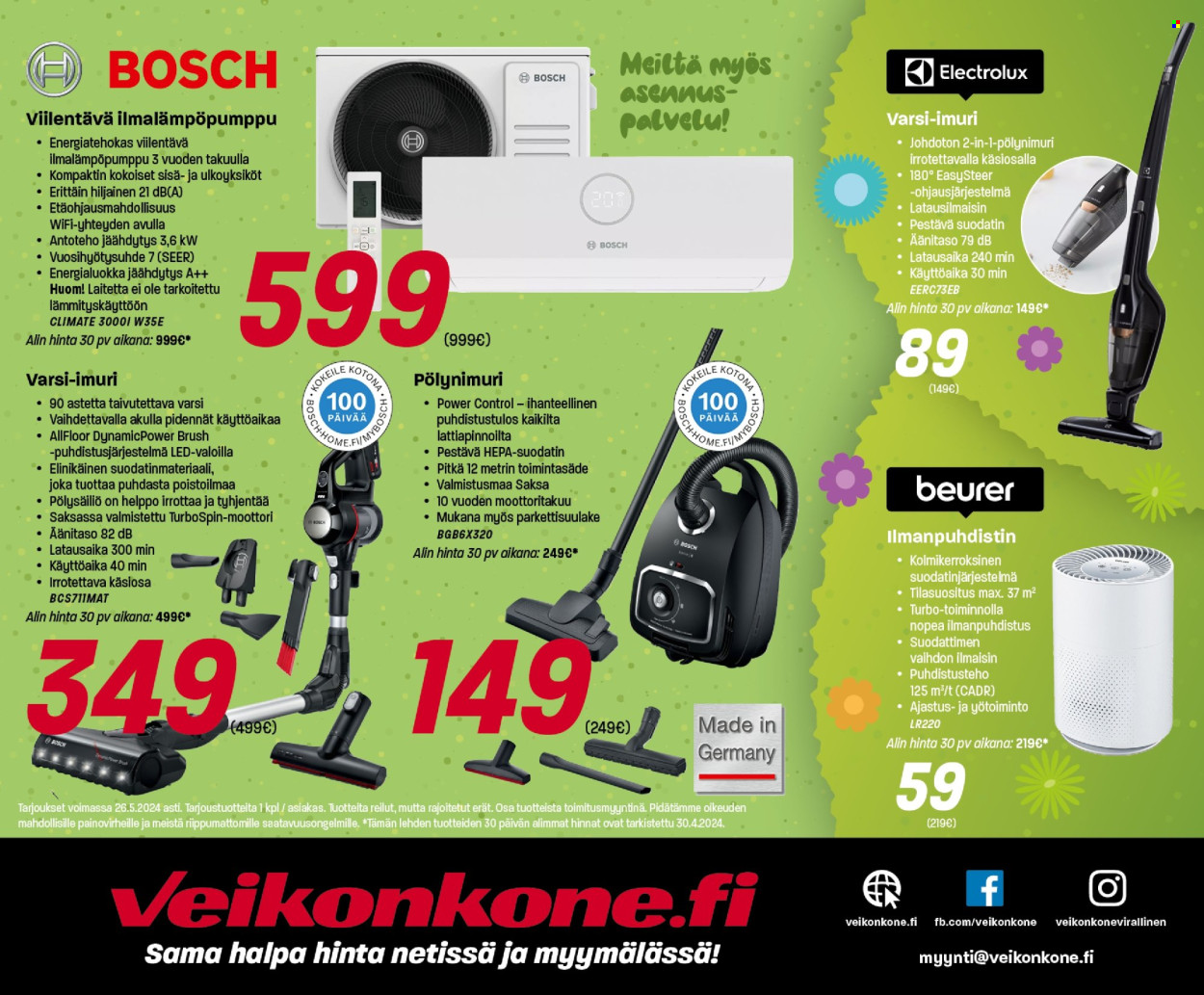 Veikon Kone tarjoukset - 13.05.2024 - 26.05.2024. Sivu 28