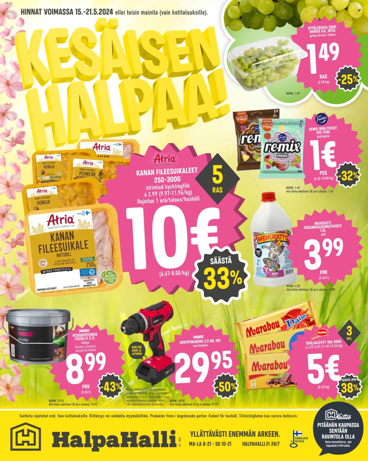 HalpaHalli tarjoukset - 15.05.2024 - 21.05.2024. Sivu 1