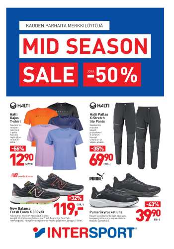 Intersport tarjoukset  - 15.05.2024 - 26.05.2024.
