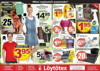 Löytötex tarjoukset  - 15.05.2024 - 21.05.2024.