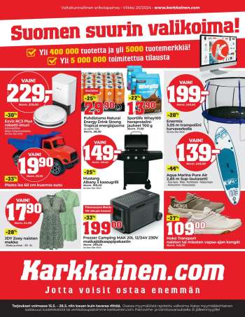 Kärkkäinen tarjoukset  - 15.05.2024 - 28.05.2024.