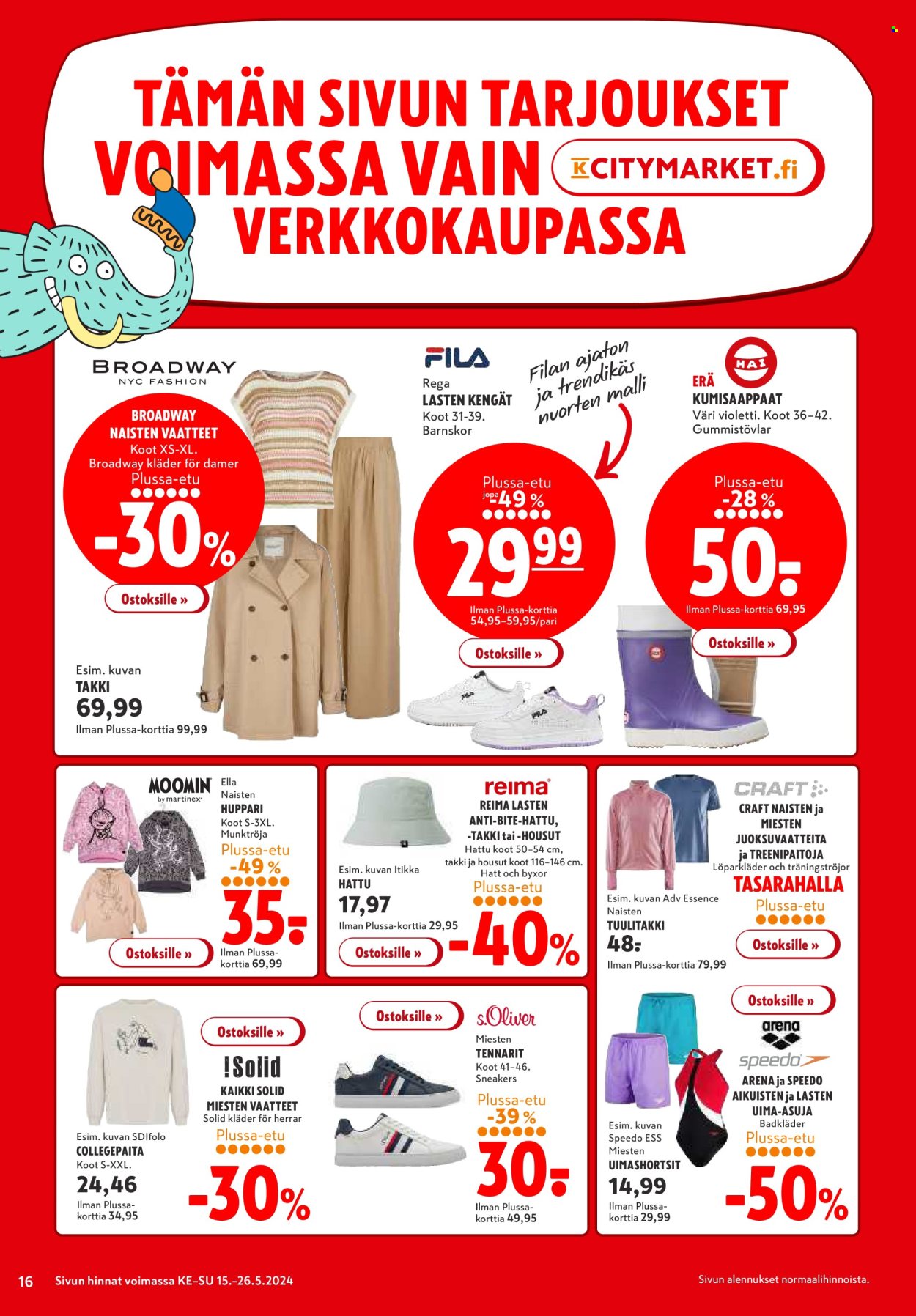 K-citymarket tarjoukset - 15.05.2024 - 26.05.2024. Sivu 16