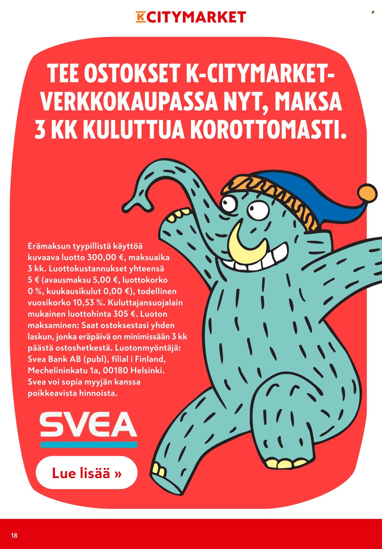 K-citymarket tarjoukset - 15.05.2024 - 26.05.2024. Sivu 18