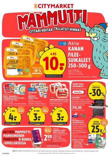K-citymarket tarjoukset  - 20.05.2024 - 26.05.2024.