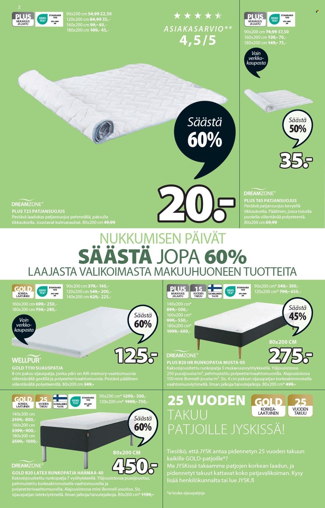 JYSK tarjoukset - 20.05.2024 - 16.06.2024. Sivu 3