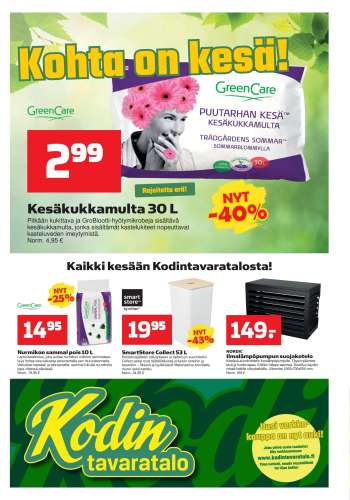 Kodintavaratalo tarjoukset  - 20.05.2024 - 29.05.2024.