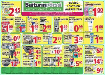 Saiturinpörssi tarjoukset  - 23.05.2024 - 29.05.2024.