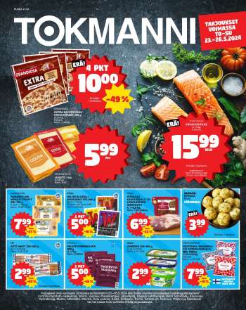 Tokmanni tarjoukset  - 23.05.2024 - 26.05.2024.