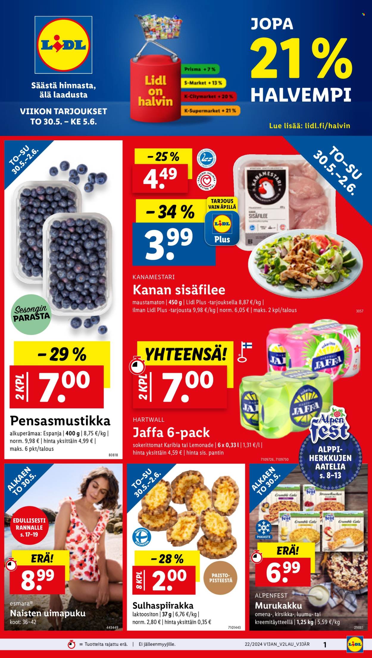 Lidl tarjoukset - 30.05.2024 - 05.06.2024. Sivu 1