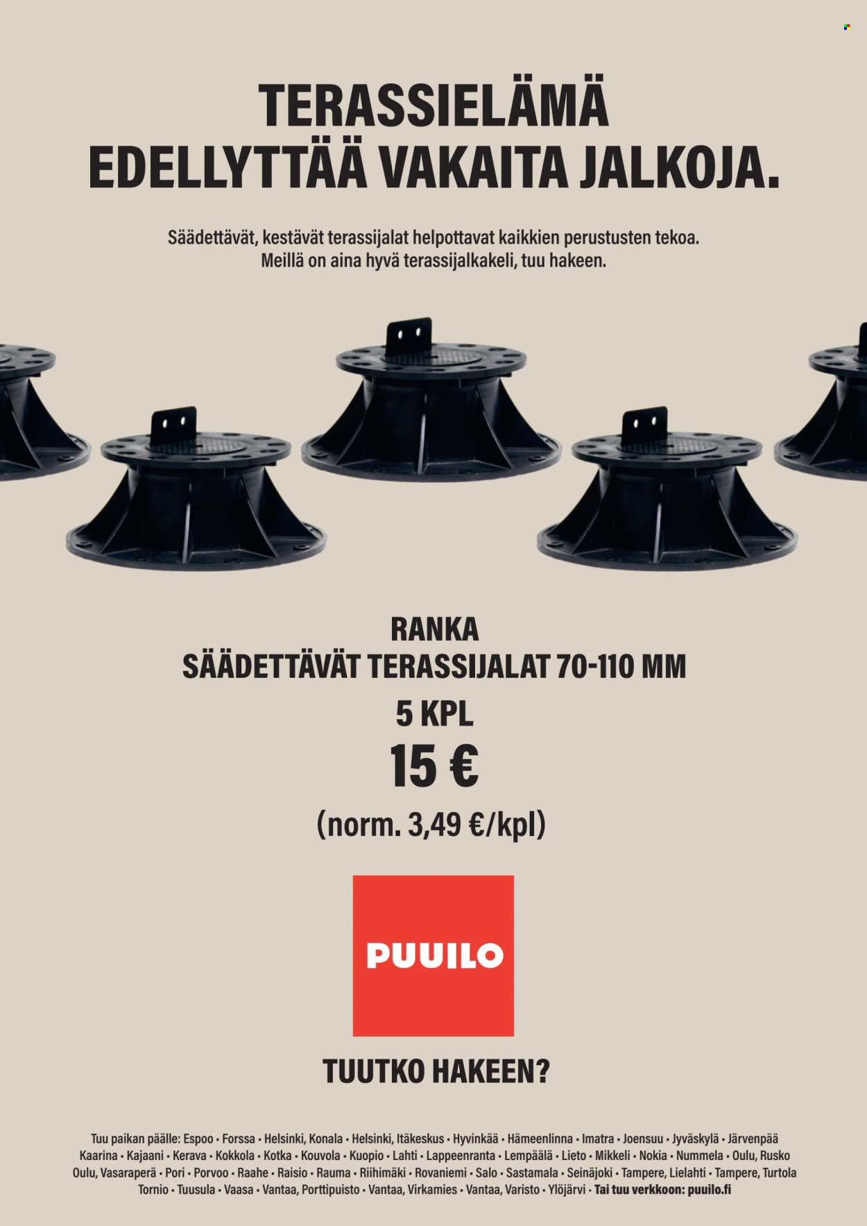 Puuilo tarjoukset. Sivu 1