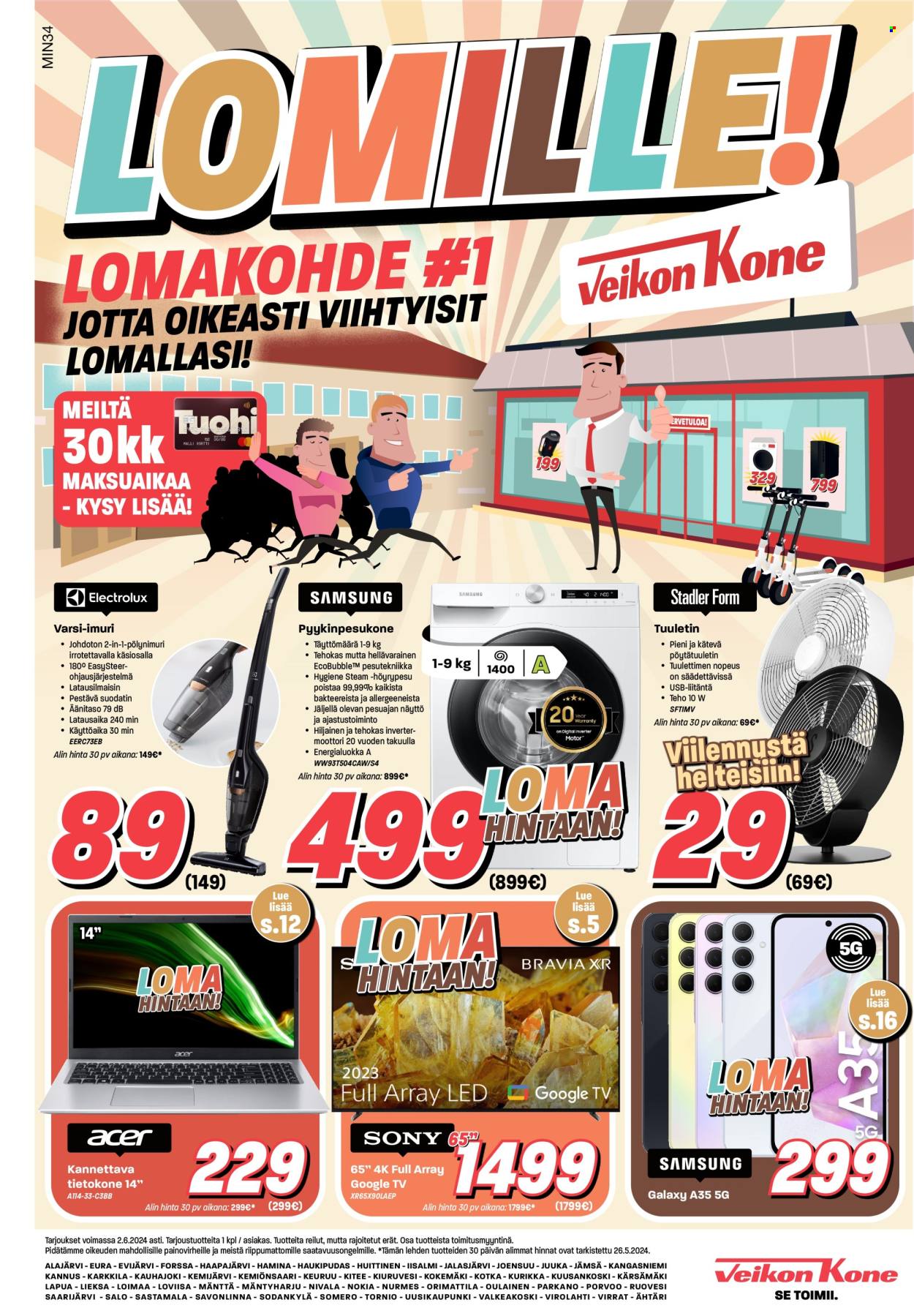 Veikon Kone tarjoukset - 27.05.2024 - 02.06.2024. Sivu 1