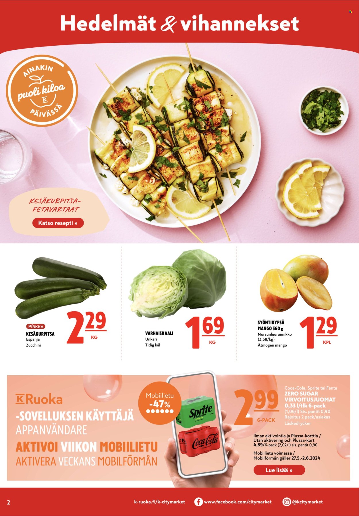 K-citymarket tarjoukset - 27.05.2024 - 02.06.2024. Sivu 2