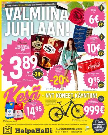 HalpaHalli tarjoukset  - 29.05.2024 - 04.06.2024.
