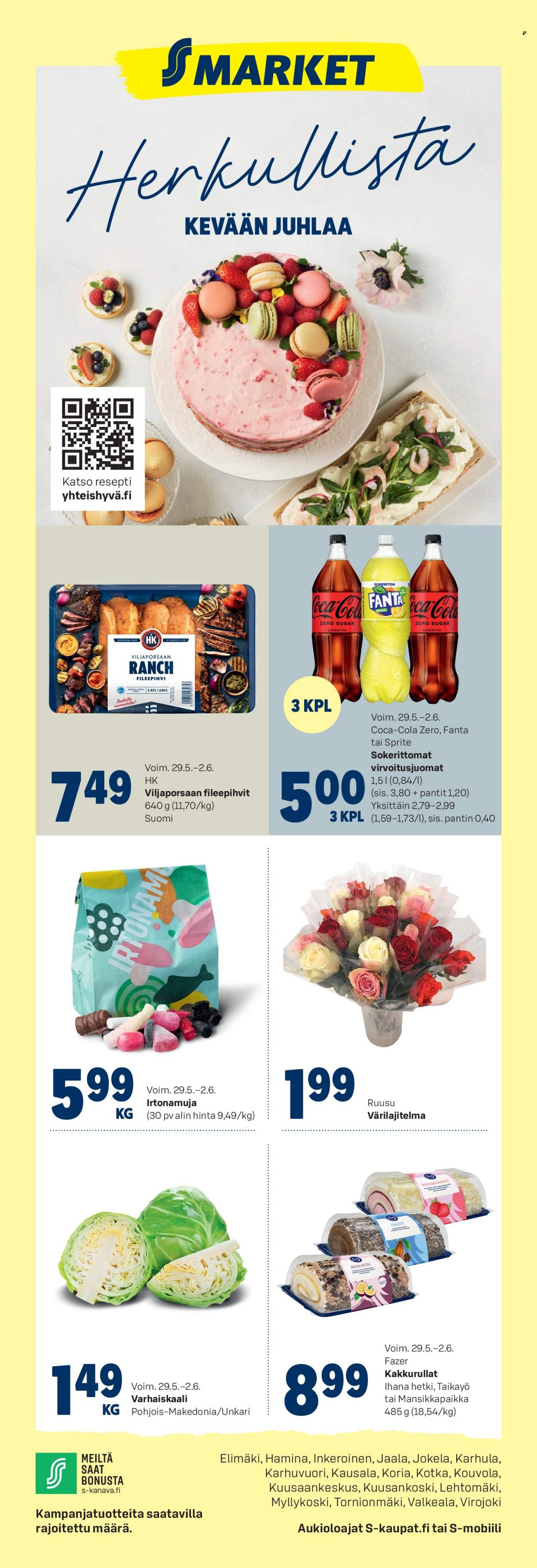 S-market tarjoukset - 29.05.2024 - 02.06.2024. Sivu 1