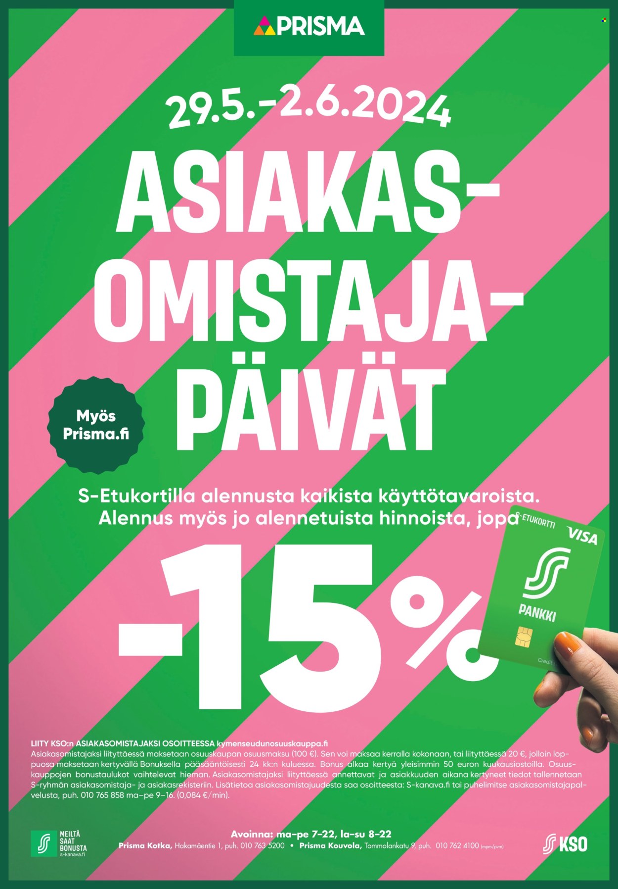 Prisma tarjoukset - 29.05.2024 - 02.06.2024. Sivu 1