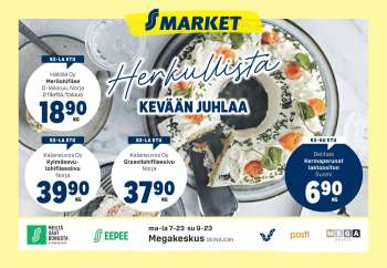 S-market tarjoukset  - 29.05.2024 - 02.06.2024.