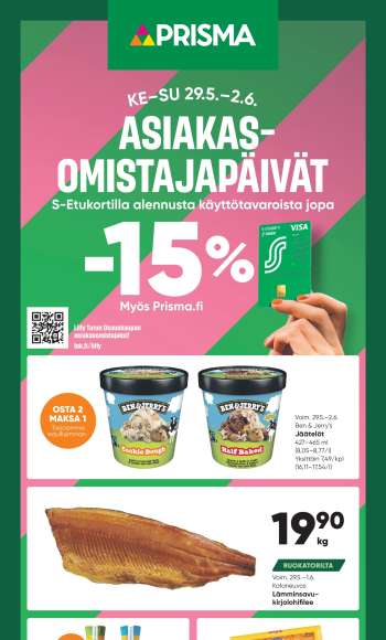 Prisma tarjoukset  - 29.05.2024 - 02.06.2024.